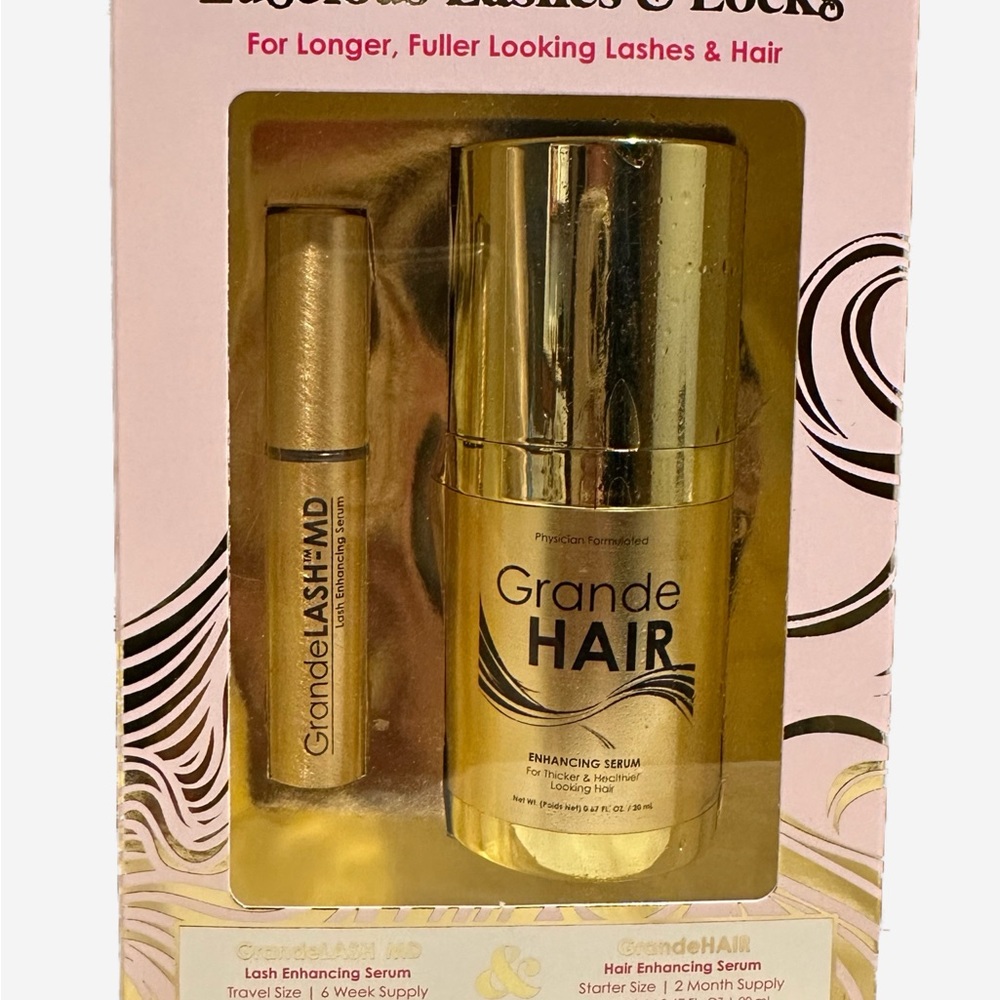 GrandeHAIR Enhancing Serum w/ Grande Lash Serum